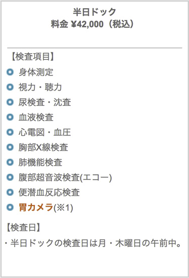 半日ドック